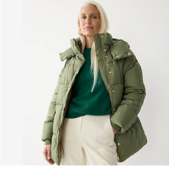 J Crew New chateau puffer coatItem BM538 - Picture 1 of 3